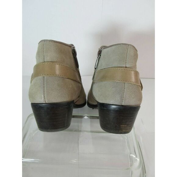 Sam Edelman Size 8.5 Taupe Harness Ankle Booties - Picture 3 of 12